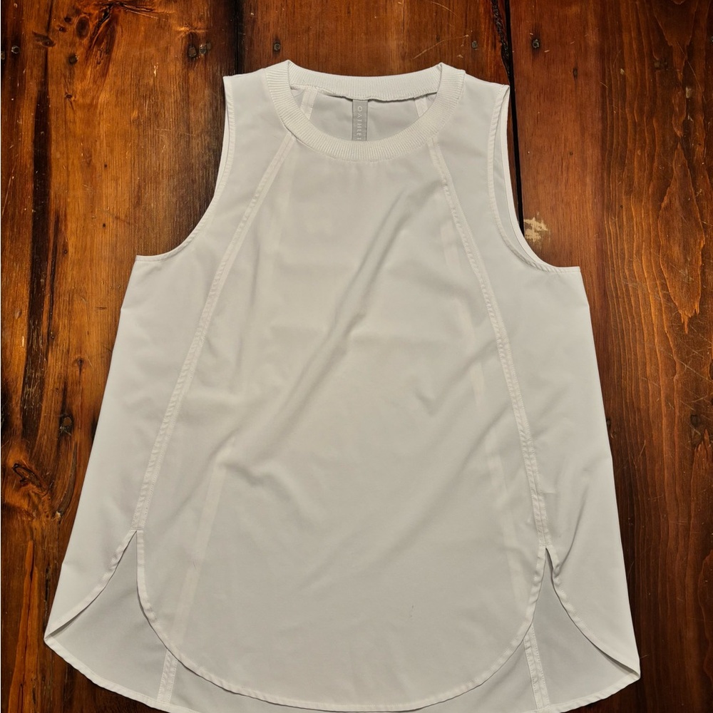 Sleeveless White Women's Top